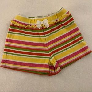 Gymboree Strawberry Sweetheart Striped Shorts
